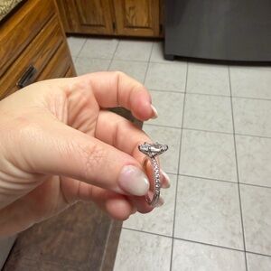 Stunning Silver Crystal Ring for Women